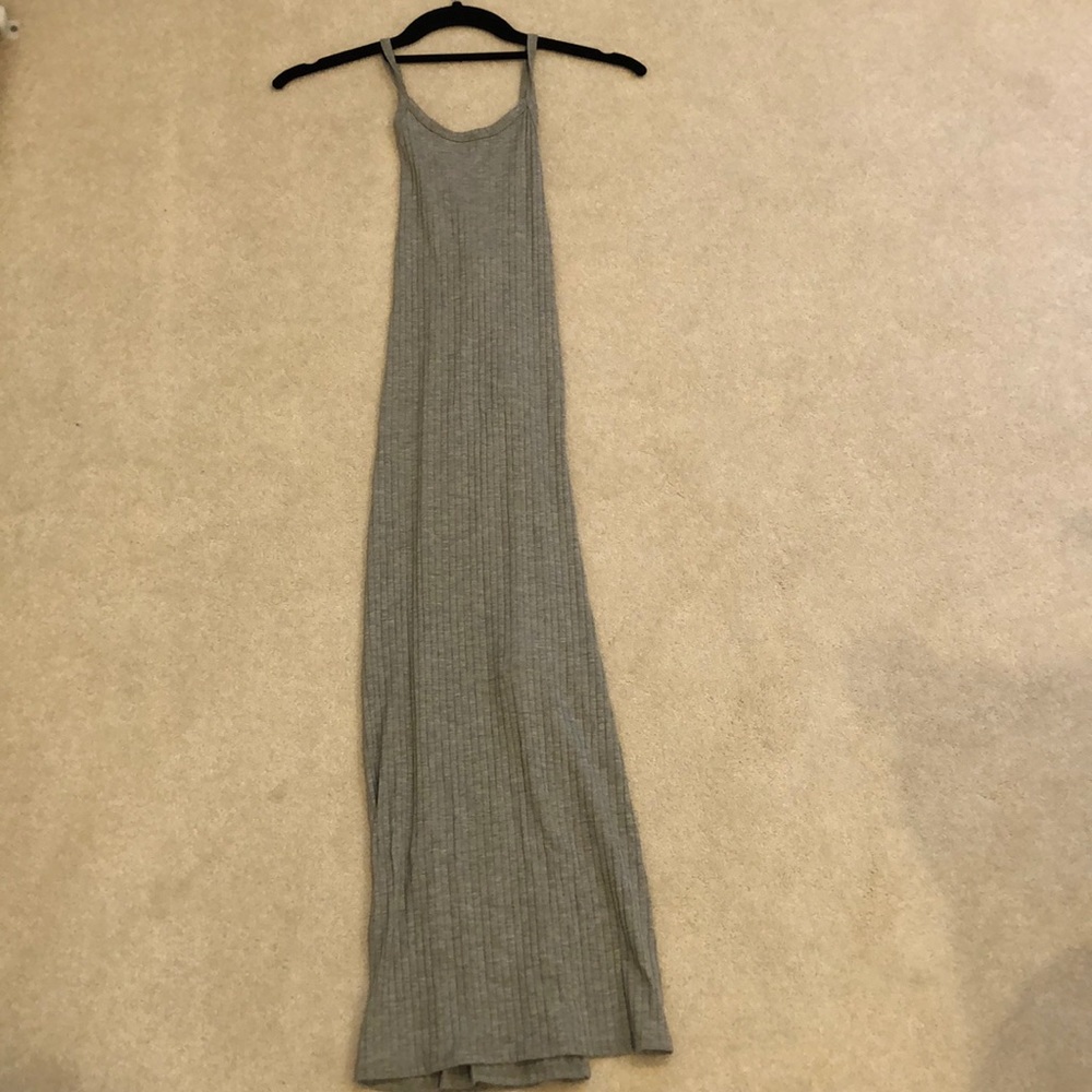 Gray Maxi Dress
